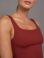 RIBBED TANK - Merlot - Image 4