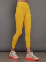 Ribbed 7/8 Legging - Old Gold - Image 3