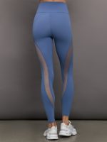Sheer Spliced Legging in Melt - Blue Horizon - Image 5