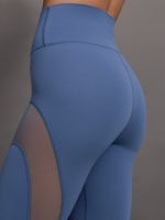 Sheer Spliced Legging in Melt - Blue Horizon - Image 6