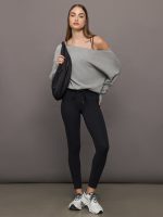 High Rise Sport Pocket Legging in Melt - Black - Image 3