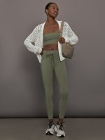 High Rise Sport Pocket Legging in Melt - Moss - Image 3