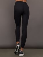 High Rise Pocket Legging in Ribbed Melt - Black - Image 4