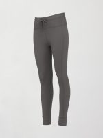 High Rise Pocket Legging in Ribbed Melt - Steel Grey - Image 9