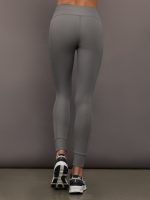 High Rise Pocket Legging in Ribbed Melt - Steel Grey - Image 5