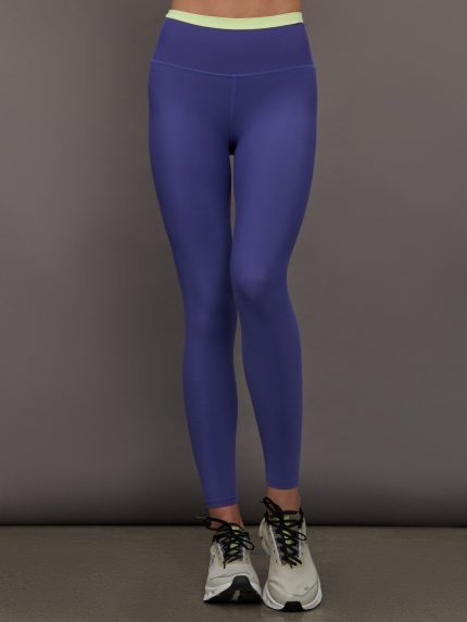 Contrast Waistband Legging in Melt - Future Dusk / Matcha