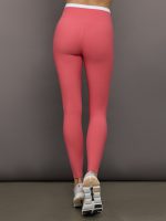 Contrast Waistband Legging in Melt - Rosewood / White - Image 5