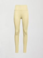 High Rise Legging in Ribbed Melt - Pastel Yellow - Image 9