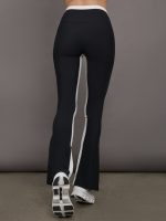 Colorblock Split Bootcut Legging in Melt - Black/Cloud Dancer - Image 4