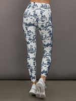 Toile High Rise Legging - Navy Toile - Image 5