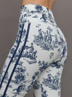 Toile High Rise Legging - Navy Toile - Image 6