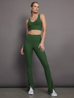 Split Bootcut Legging in Melt - Formal Garden - Image 3