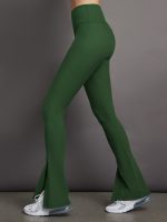 Split Bootcut Legging in Melt - Formal Garden - Image 4