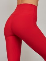Split Bootcut Legging in Melt - Haute Red - Image 5