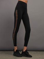 Crochet Legging in Melt - Black - Image 4