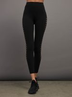 Crochet Legging in Melt - Black - Image 3