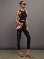 Crochet Legging in Melt - Black - Image 6