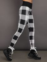 Printed Base Layer Legging - Buffalo Plaid - Image 3