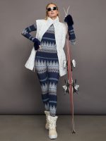 Printed Base Layer Legging - Printed Fairisle - Image 6