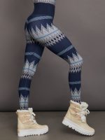 Printed Base Layer Legging - Printed Fairisle - Image 3