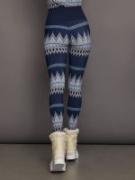 Printed Base Layer Legging - Printed Fairisle - Image 4