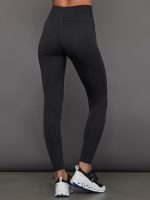 Wrap Legging in Heather Melt - Charcoal Heather - Image 4