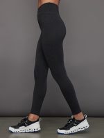 Wrap Legging in Heather Melt - Charcoal Heather - Image 3