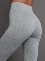 Wrap Legging in Heather Melt - Silver Heather - Image 5