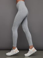 Wrap Legging in Heather Melt - Silver Heather - Image 3