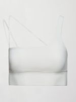 Asymmetrical Strappy Bra in Diamond Compression - Cloud Dancer - Image 8