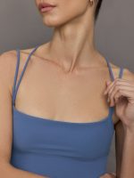 Strappy Bra in Melt - Blue Horizon - Image 6