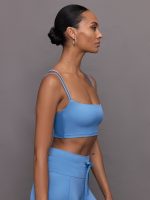 Strappy Bra in Melt - Coronet Blue - Image 5