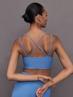 Strappy Bra in Melt - Coronet Blue - Image 4