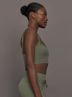 Strappy Bra in Melt - Moss - Image 4