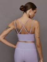 Strappy Bra in Melt - Lavender Grey - Image 8
