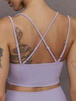 Strappy Bra in Melt - Lavender Grey - Image 10