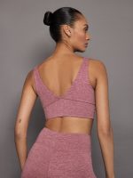 Wrap Bra in Heather Melt - Hawthorn Rose Heather - Image 3