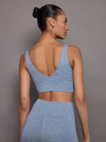 Wrap Bra in Heather Melt - Quiet Harbor - Image 4