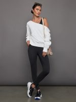 Wrap Bra in Heather Melt - Charcoal Heather - Image 5