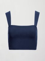 Square Neck Bra Top in Melt - Navy Blazer - Image 7