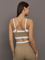 Double Layered Contrast Bra in Melt - Chinchilla / White - Image 3