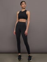 Open Back Bra in Melt - Black - Image 4