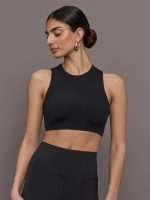 Open Back Bra in Melt - Black - Image 3