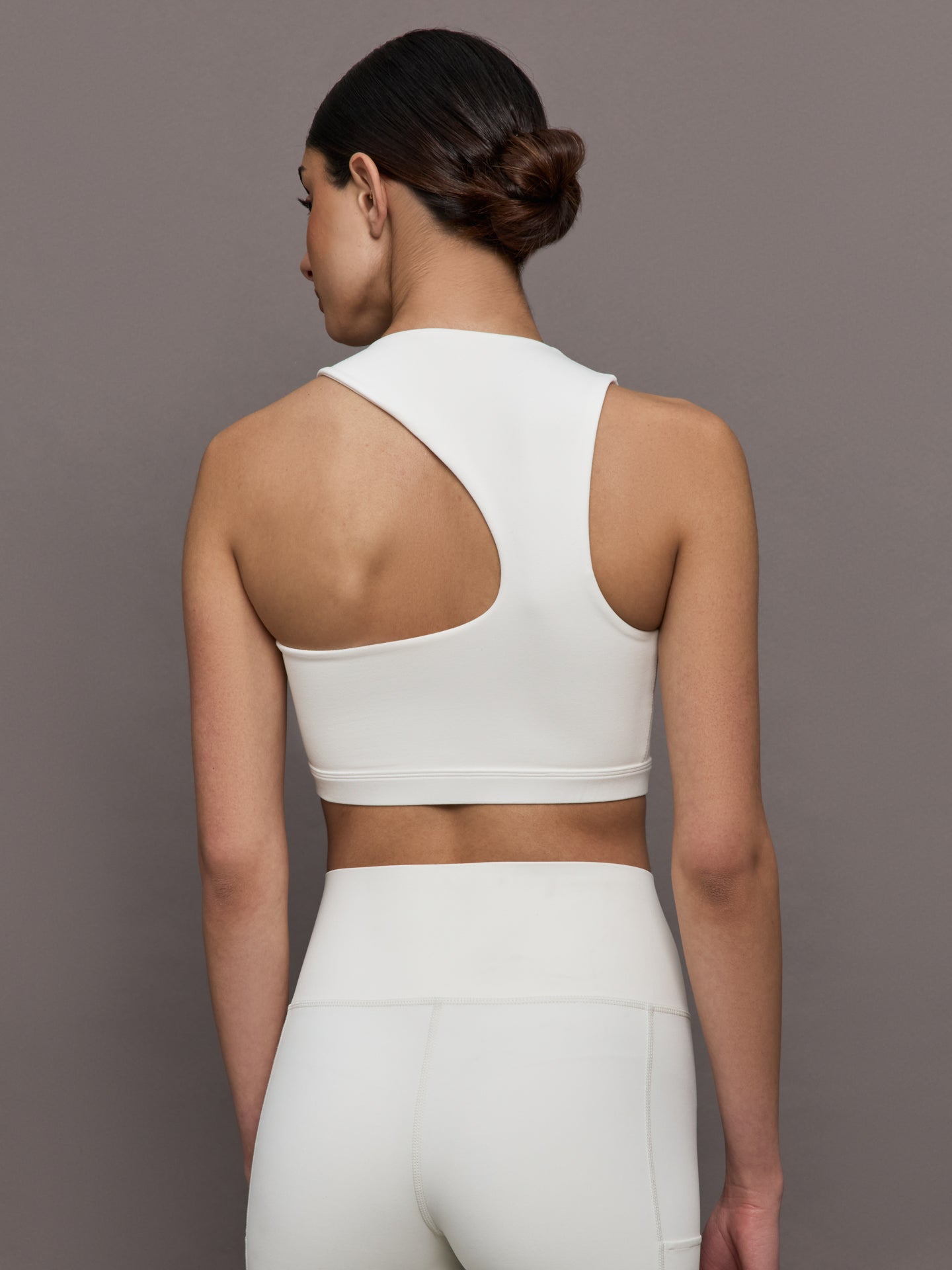 CARB-YD2020-IVRY-25SS-Open-Back-Bra-in-Melt-color-Cloud-Dancer_5617-Edit Open Back Bra in Melt - Cloud Dancer - Image 1