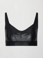Soft Sculpt Sports Bra in Takara Shine - Black - Image 9