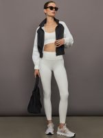 Multi Strap Active Bra in Diamond Compression - Cloud Dancer - Image 6