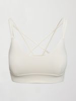 Multi Strap Active Bra in Diamond Compression - Cloud Dancer - Image 7