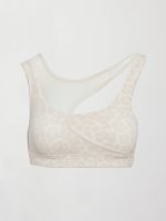 Mesh Overlay Bra in Melt - Snow Leopard - Image 9