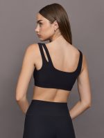 Cutout Bra in Melt - Black - Image 5