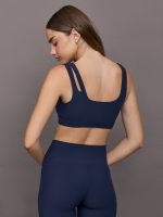 Cutout Bra in Melt - Navy - Image 5